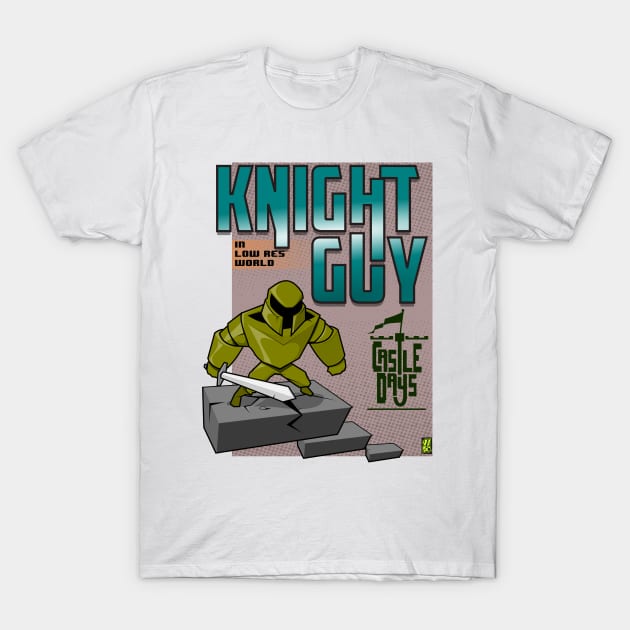 Knight Guy in low res world T-Shirt by vhzc